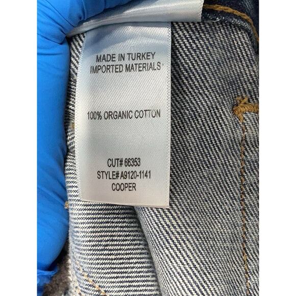 Agolde SZ 28 Cooper Cargo Jeans in Regulation Blue 28" Inseam - Picture 4 of 4